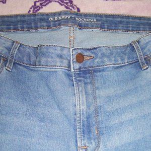 18 Old Navy Rockstar light wash blue skinny jeans